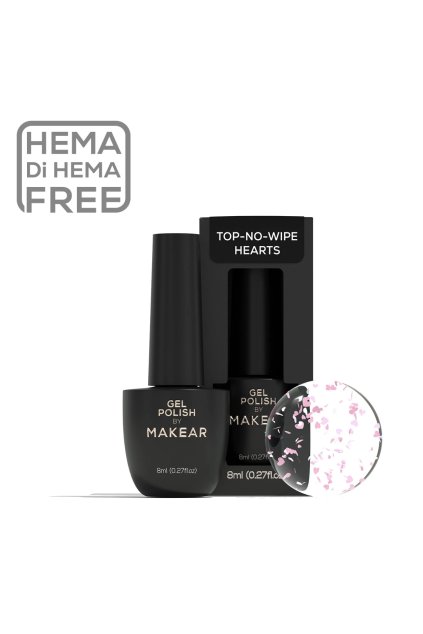 MAKEAR Top No Wipe Hearts 8ml