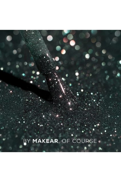 Reflexný gél lak so svetloodrážajúcimi trblietkami. MAKEAR Gél lak Moonlight Flash 898