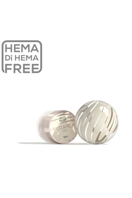 Scratch Gel je nail art gél na zdobenie nechtov so štruktúrou a 3D efektom. MAKEAR Scratch Gel 5ml Beige SG03