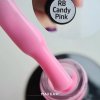 Ružová kaučuková, podkladová báza. Produkt 2v1 (podklad + farba).Vyrovná nerovnosti a je vhodná pre modeláciu ,,bez pílovania". MAKEAR Color Rubber Base Candy Pink CRB08