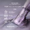 MAKEAR Top No Wipe Cat Eye Pink