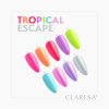 Pastelovo oranžový gél lak na nechty. Gél lak Claresa Tropical Escape 2