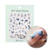 Samolepiace nálepky na rýchle a presné zdobenie nechtov.
