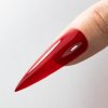 Transparentný farebný top, ktorý dodá manikúre hĺbku, sklenený lesk a výrazný farebný efekt na akomkoľvek podklade. Molly Nails Top Crystal Glass Red 10g