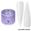 Tixotropný, stavebný gél s mousse konzistenciou. Je ideálny na korekcie, spevnenie, predĺženie a modeláciu. DNKA Builder Gel Mousse 0001
