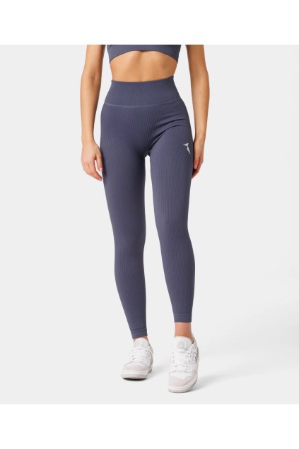 Carpatree Bezešvé Legíny Rib Blue (Barva Blue, Velikost L)