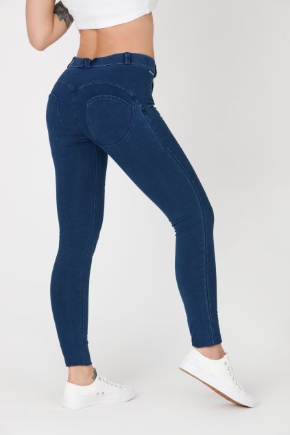 Boost Jeans Mid Waist Dark Blue (Barva Dark Blue, Velikost XL)