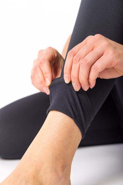 GoldBee Tvarující Zateplené Legíny Black (Barva Black, Velikost 3XL)