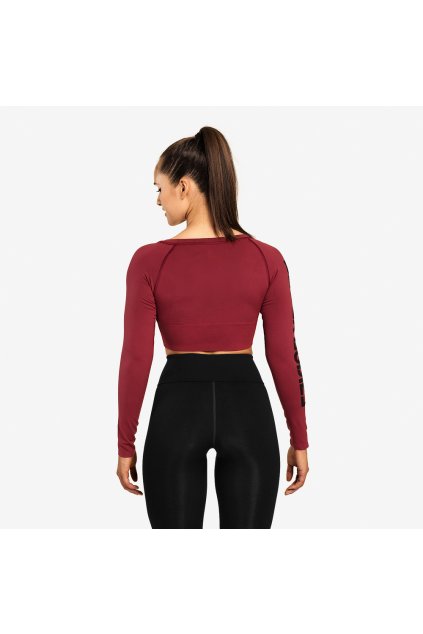 Better Bodies Crop-top Bowery Sangria Red (Barva Red, Velikost L)