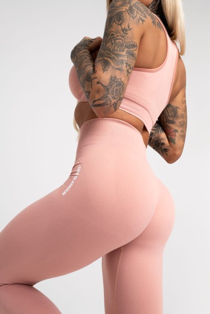 Gym Glamour Legíny Compress Rose Tan (Barva Rose Tan, Velikost L)