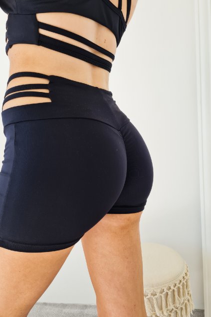 GoldBee Kraťásky BI Black (Barva Black, Velikost XS)