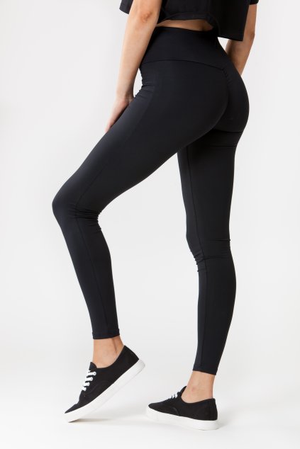 GoldBee Legíny HoneyComb Lycra Black (Barva Black, Velikost L)