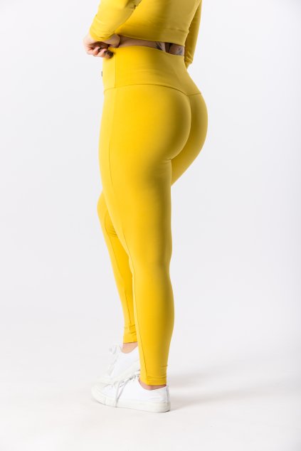 GoldBee Legíny B2 Second Skin Gold (Barva Gold, Velikost XL)