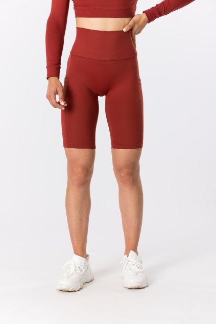 GoldBee Kraťase S Kapsou Brick Red (Barva Brick Red, Velikost L)