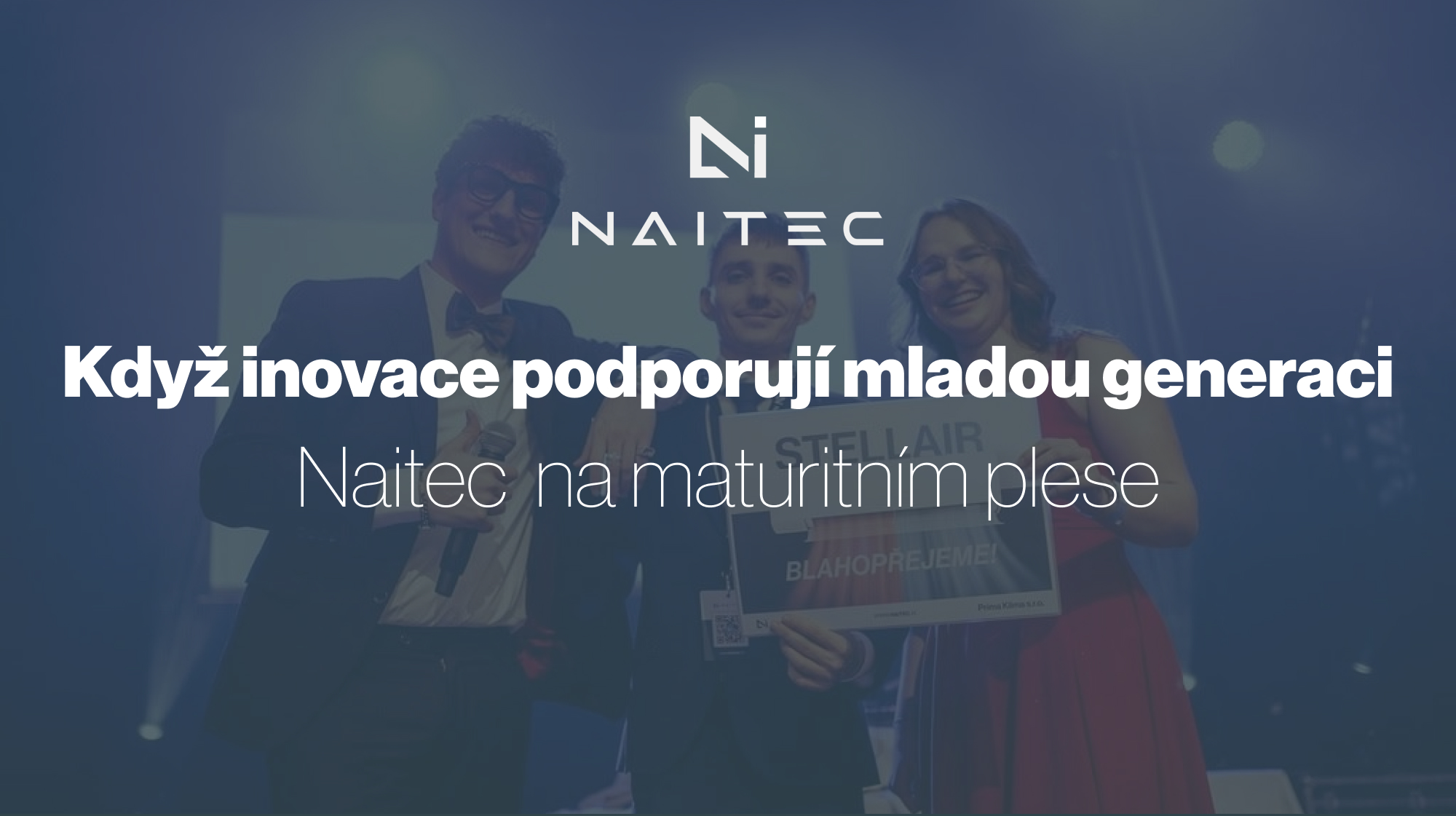 Když inovace podporují mladou generaci: Naitec na maturitním plese