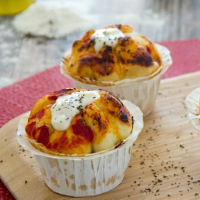 Pizzové muffiny recept