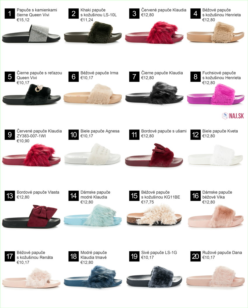 Papuče, obuv na doma