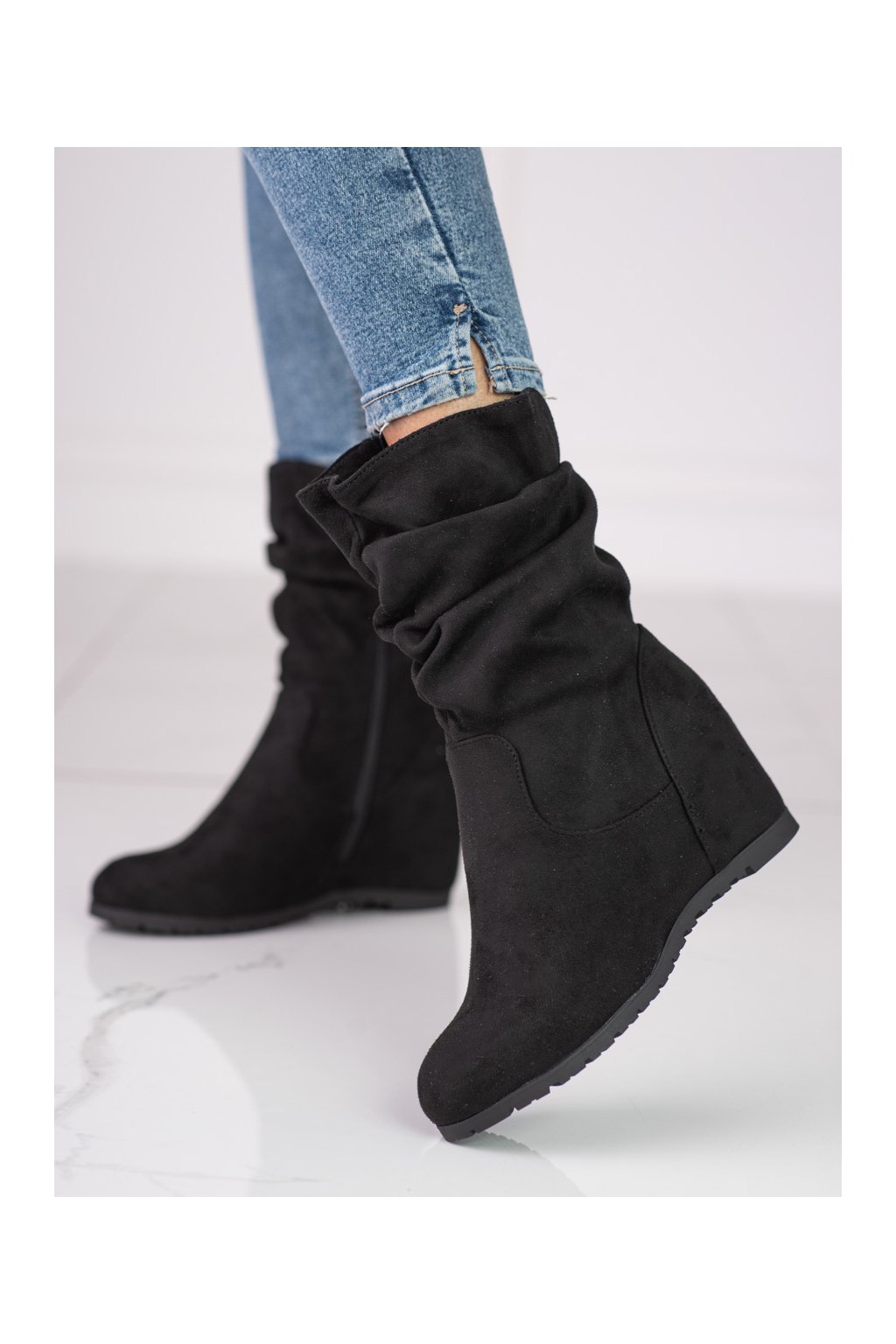 Čierne dámske topánky Shelovet kod H1119NE