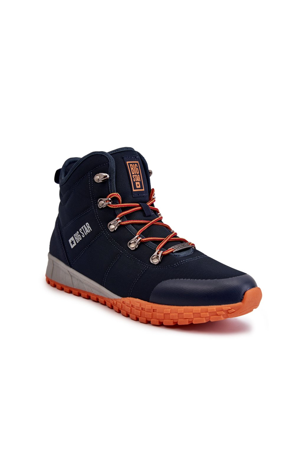 Pánske topánky na zimu farba modrá kód obuvi KK174110 GRANAT