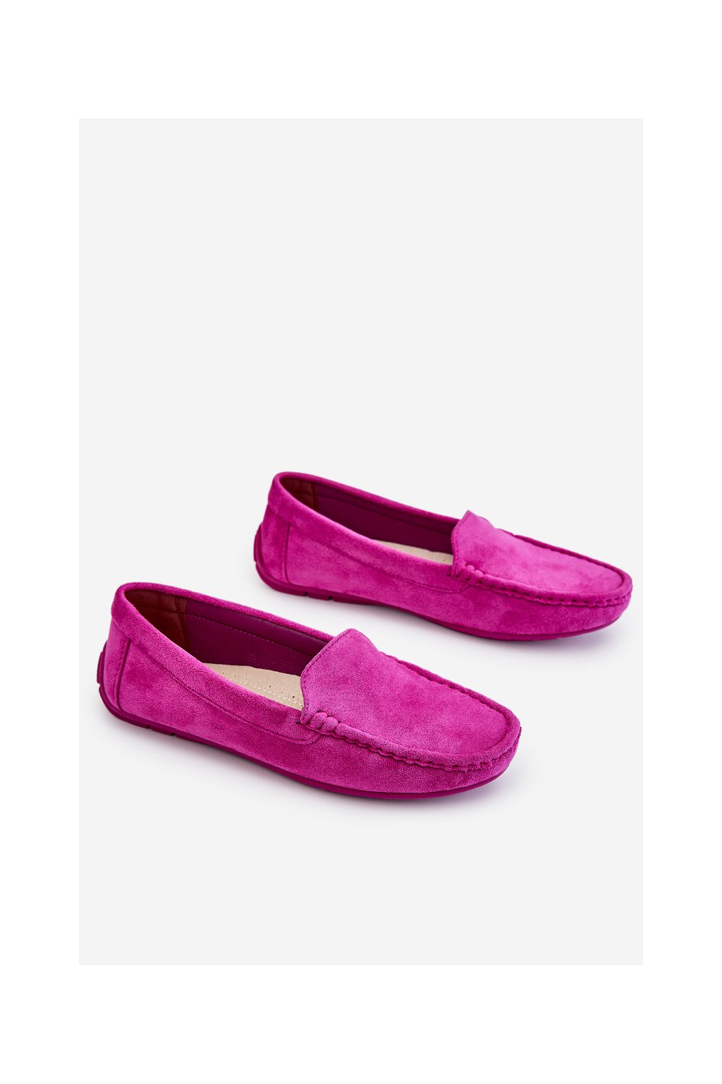 Dámske mokasíny farba fialová kód obuvi 20PB26-2190 PURPLE