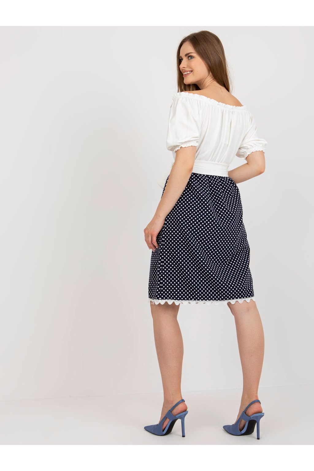 Dámske okrove šaty španielského strihu kód produktu LK-SK-506297.23