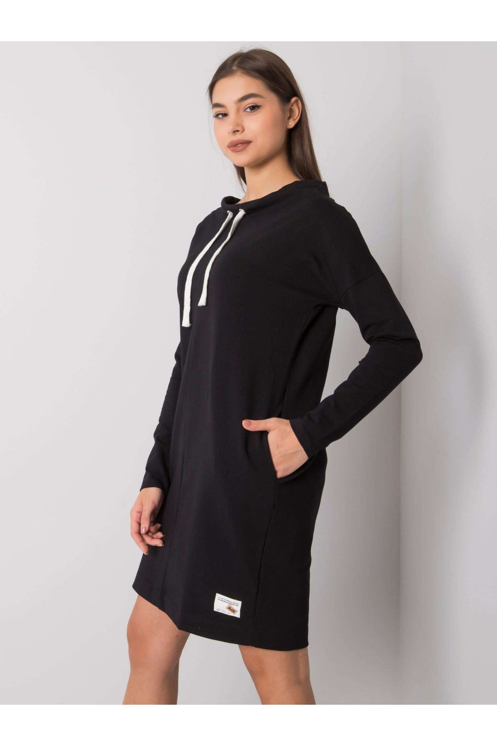 Dámske čierne šaty športove kód produktu RV-SK-7160.43P