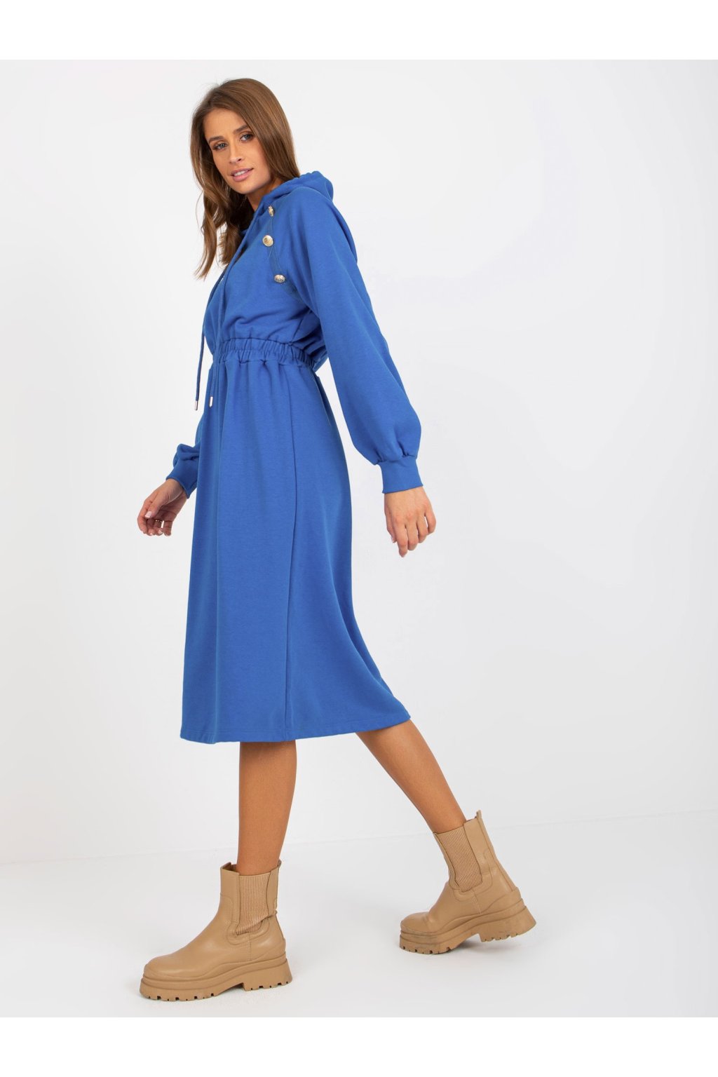 Dámske tmavo-modre šaty športove kód produktu RV-SK-8336.12P