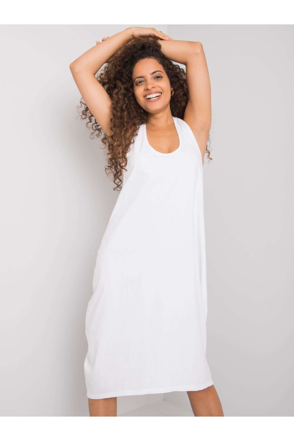 Dámske biele šaty na bežný deň kód produktu TW-SK-BI-24199.72P