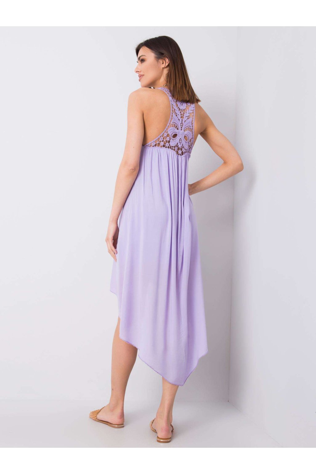 Dámske svetlo-fialove šaty na bežný deň kód produktu TW-SK-BI-80106.12
