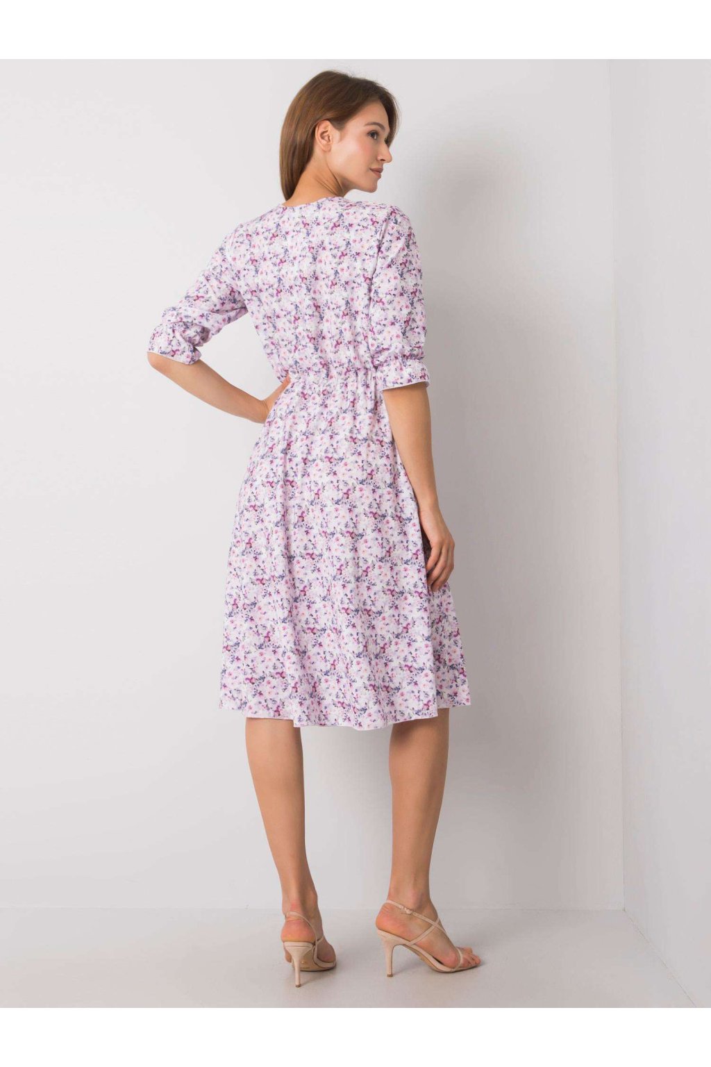 Dámske svetlo-fialove šaty s podtlačeným vzorom kód produktu WN-SK-839-3.39P