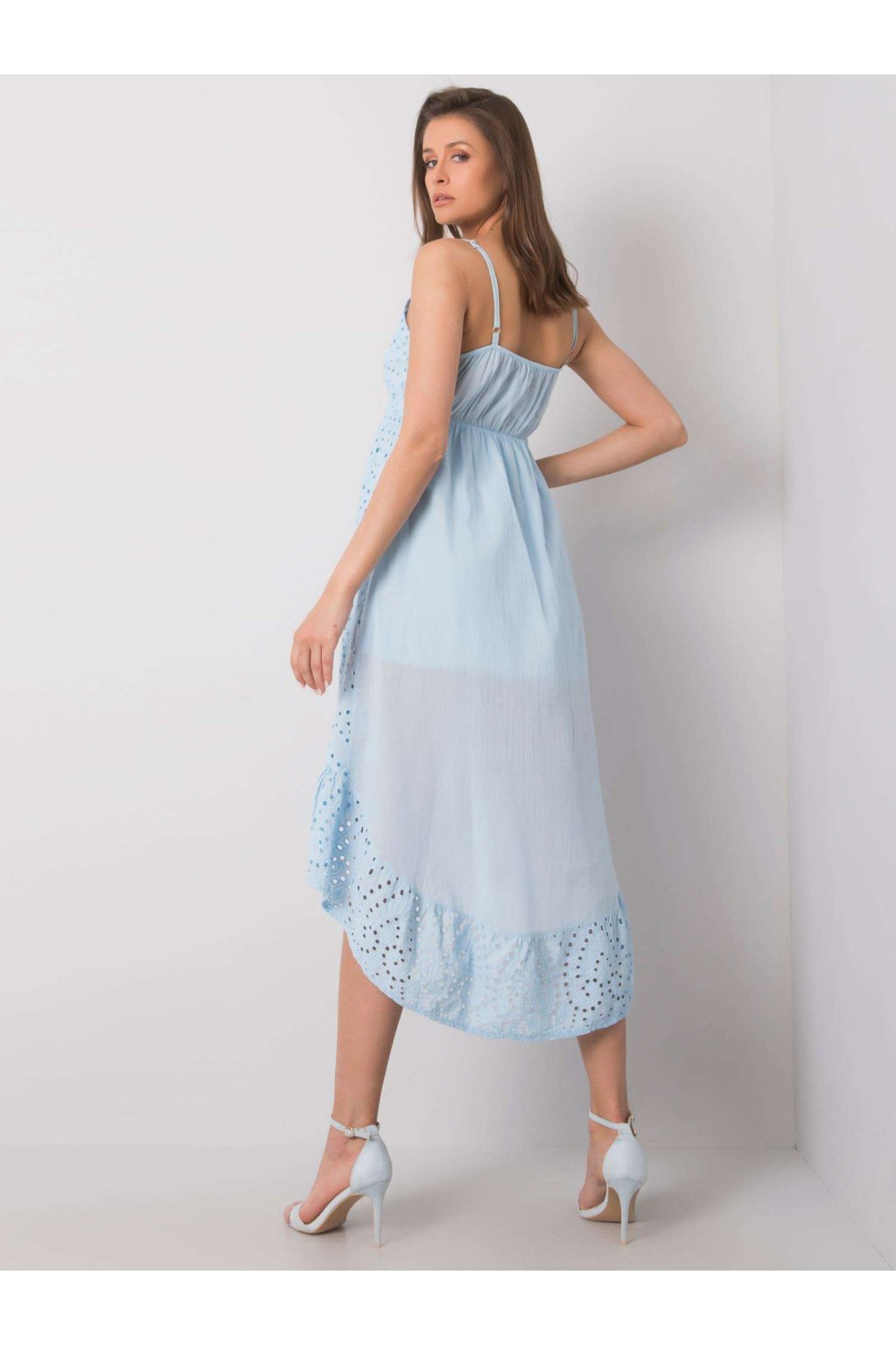 Dámske svetlo-modre šaty letne kód produktu TW-SK-BI-25480.93