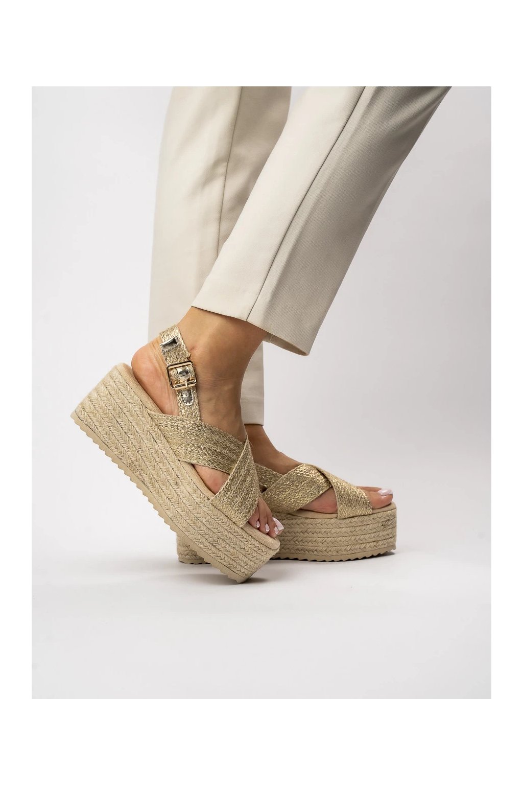 Dámske čierne letné sandále s pleteným vzorom, boho štýl, kód produktu .X5-329 BLACK