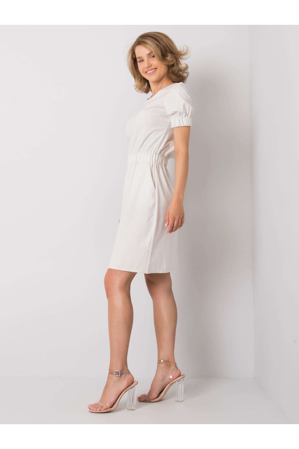 Dámske okrove šaty na bežný deň kód produktu LK-SK-506655.73