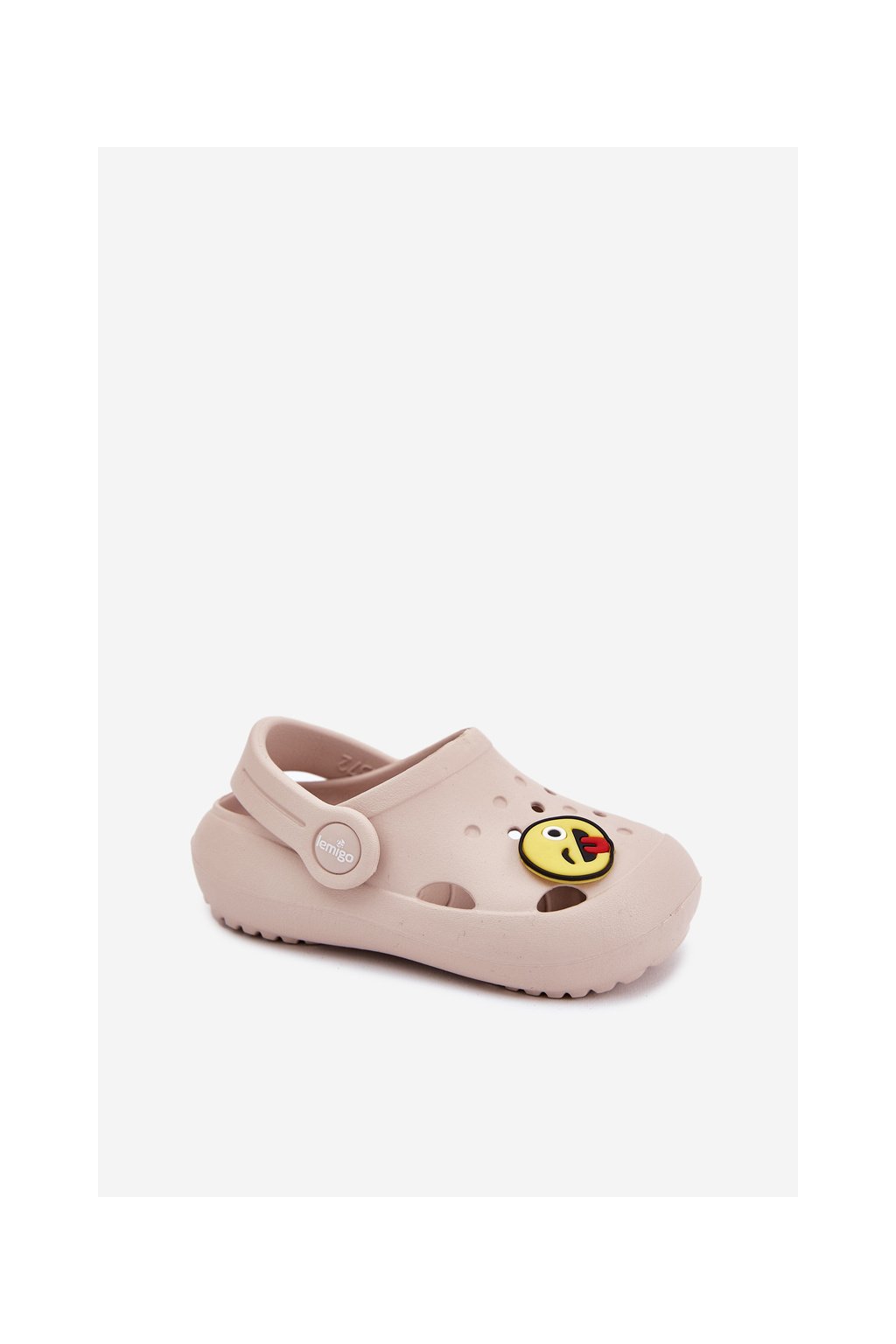 Béžové detské penové papuče LEMIGOSE 880 s potlačou, kód produktu LEMI/880 BEIGE