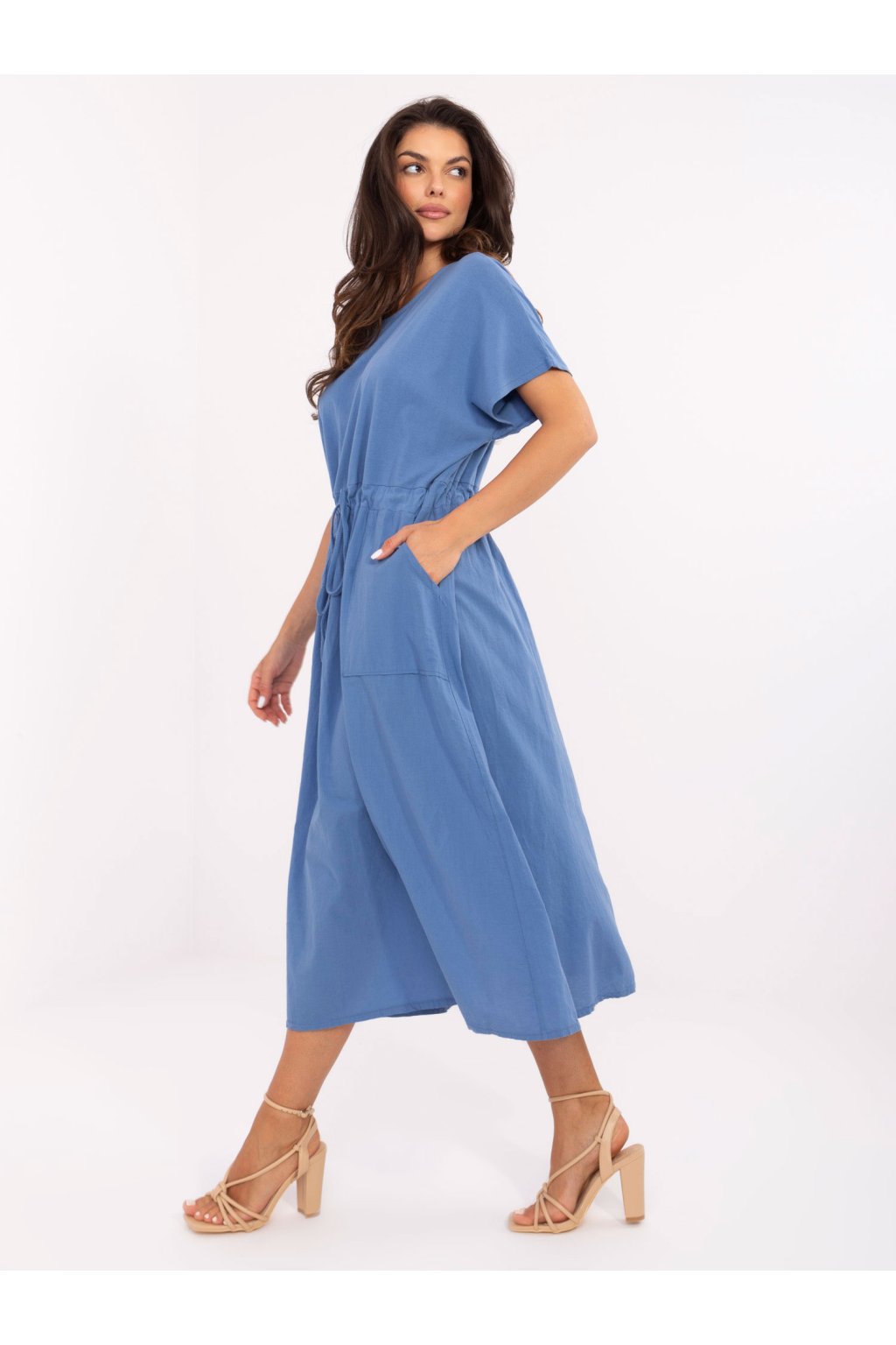 Dámske tmavo-modre letnia kód produktu 15- TemU - 1-TW-SK-BI-6-2041.89 (Farba Tmavo-modrá, Veľkosť ONE SIZE)