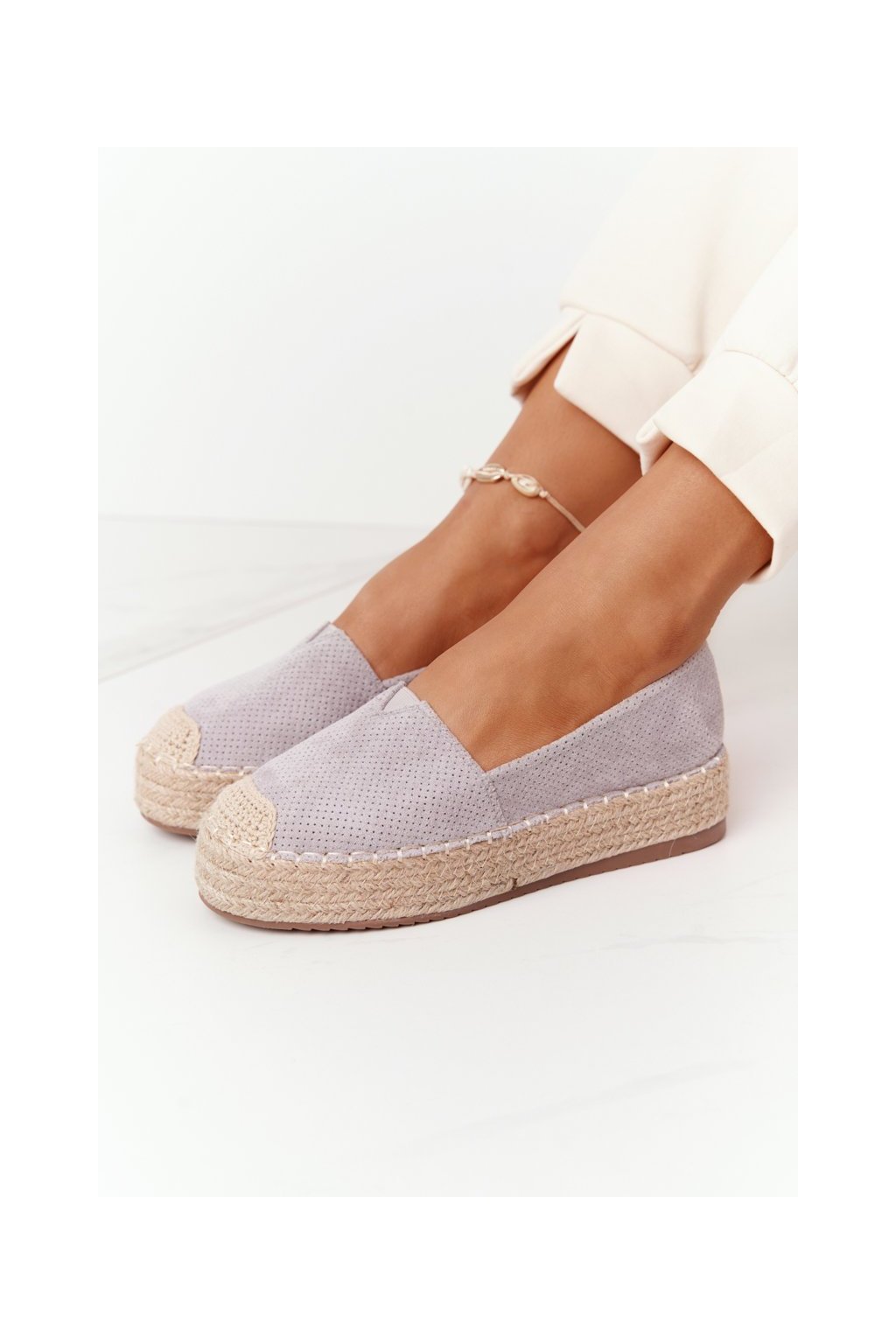 Dámske sivé módne tenisky, kód produktu BL1922-26 GREY (Veľkosť 36)