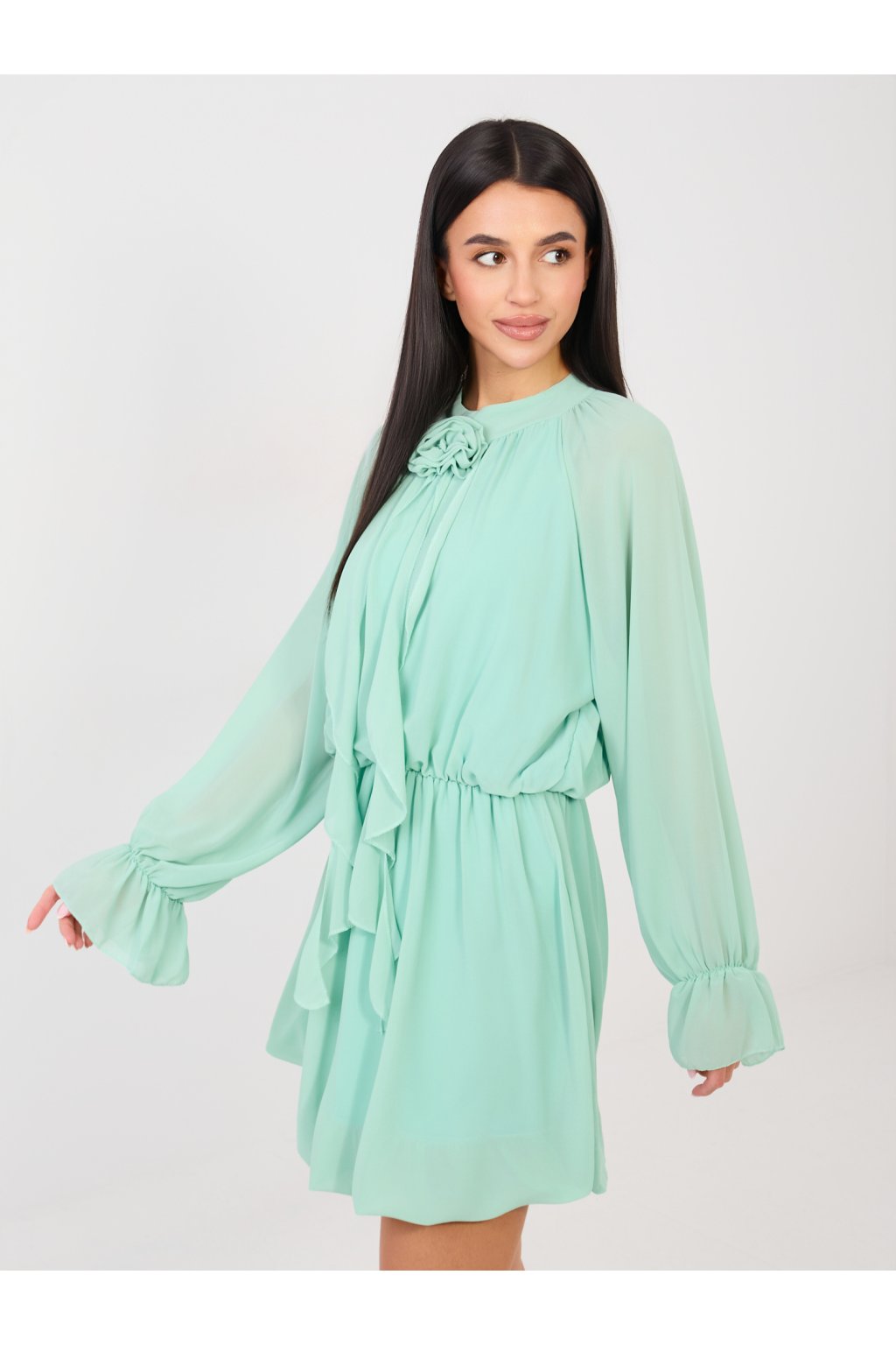 Dámske metove šaty elegantné kód produktu MI-SK-A1554.67 (Farba Metová, Veľkosť ONE SIZE)