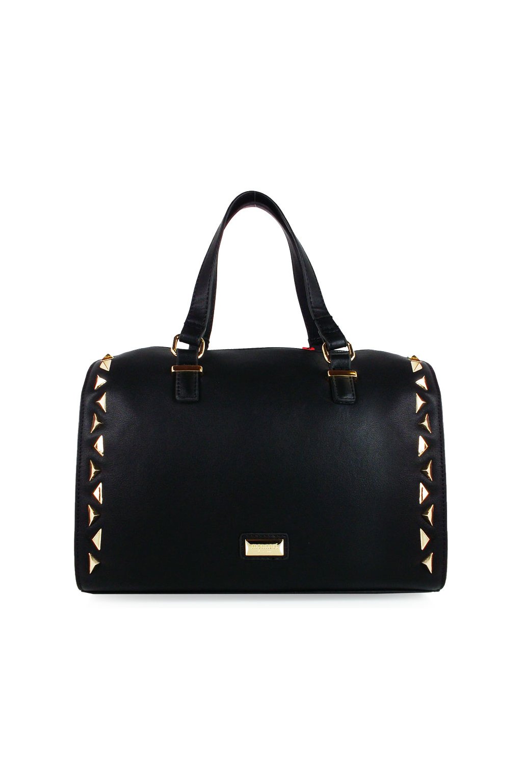 Čierna kabelka do ruky Monnari z eko kože s prídavným ramienkom, kód produktu 9180 0211-01