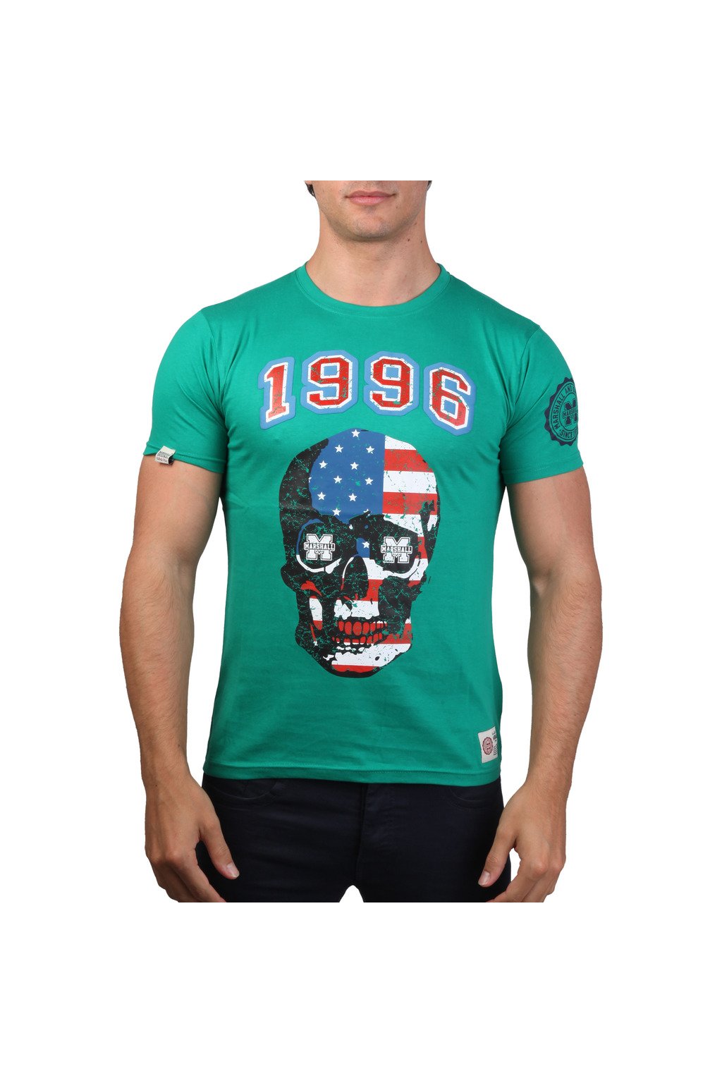 Pánske tričko Marshall Original zelené (Veľkosť S,)