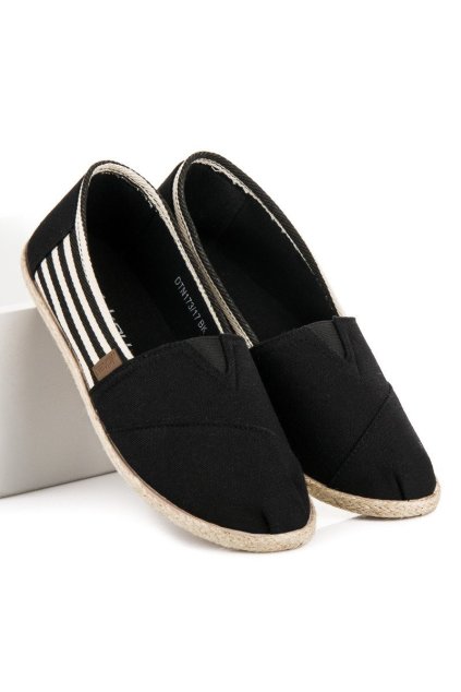 Čierne espadrilky DTN173/17B