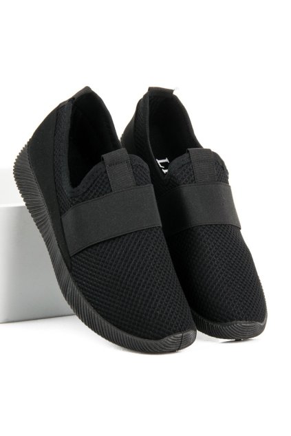 Čierne tenisky slip on Cnb