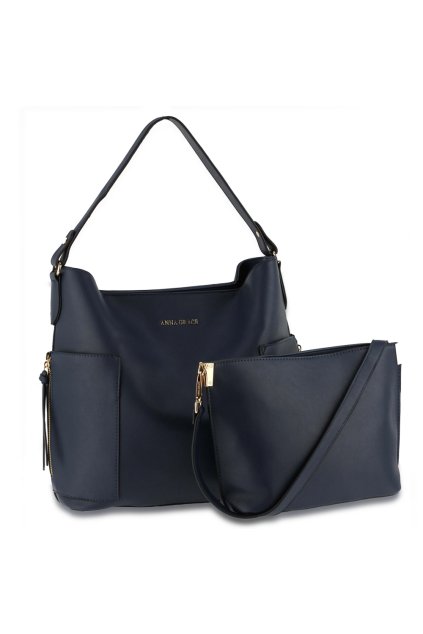 Kabelka na rameno + crossbody kabelka Lindsay námornícka modrá AG00696