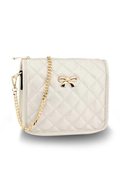 Crossbody kabelka slonovinová biela Jadyn AG00598