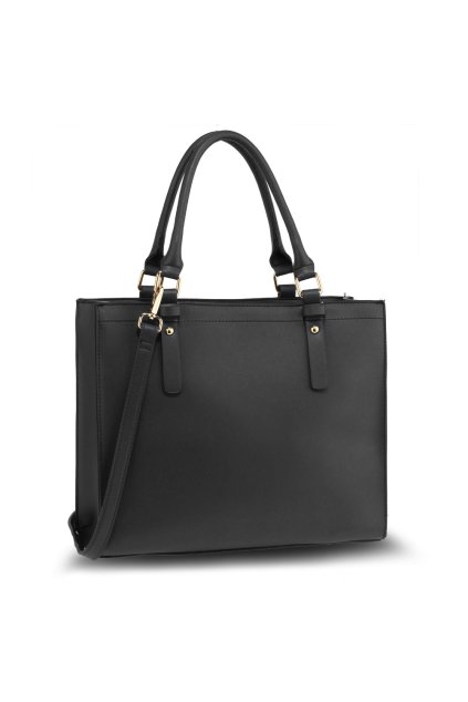 Kabelka do ruky Skyla čierny shopper AG00646