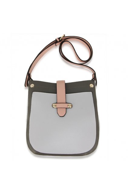 Crossbody kabelka sivá / ružová Kyla AG00684