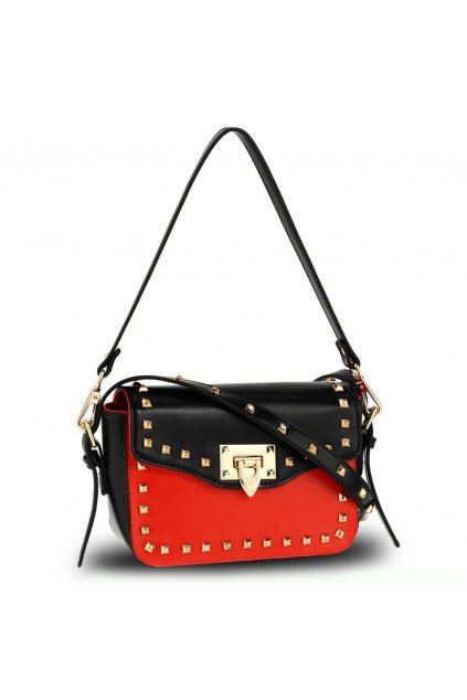 Crossbody kabelka čierna / červená Mandy AG00722