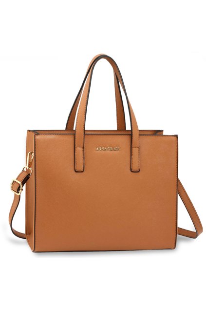 Trendy kabelka do ruky Toy hnedá AG00592
