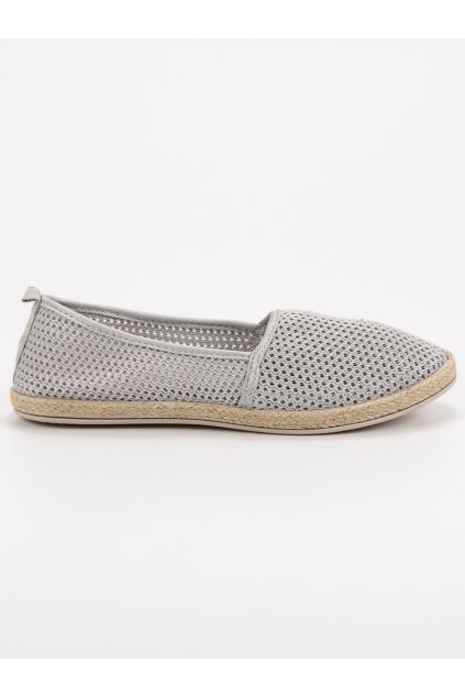 Sivé espadrilky Sweet Shoes