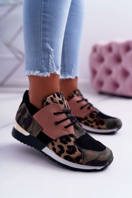 Dámska športová obuv Army-Leopard Tri Star