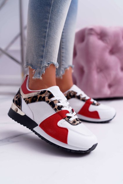 Dámska športová Obuv Vzdušná Síťovina Leopard Merido B01 LEOPARD
